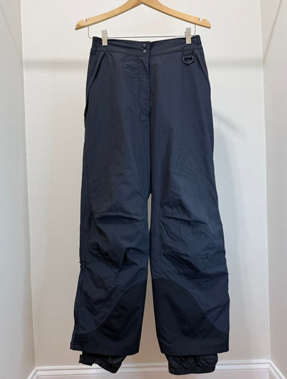 L.L.Bean Women’s Non‑Insulated Black Snow Pants SzM